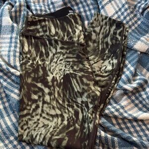 Green Animal Patterned Good American Leggings